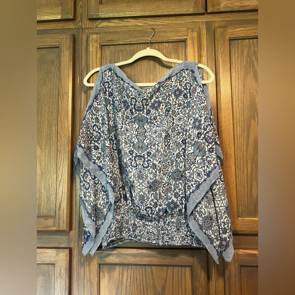 Max Studio Elegant Blue Blouse